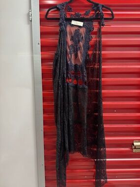 EIS Swimwear Cover Up Black Lace - ONE SIZE - Like New - Never Worn